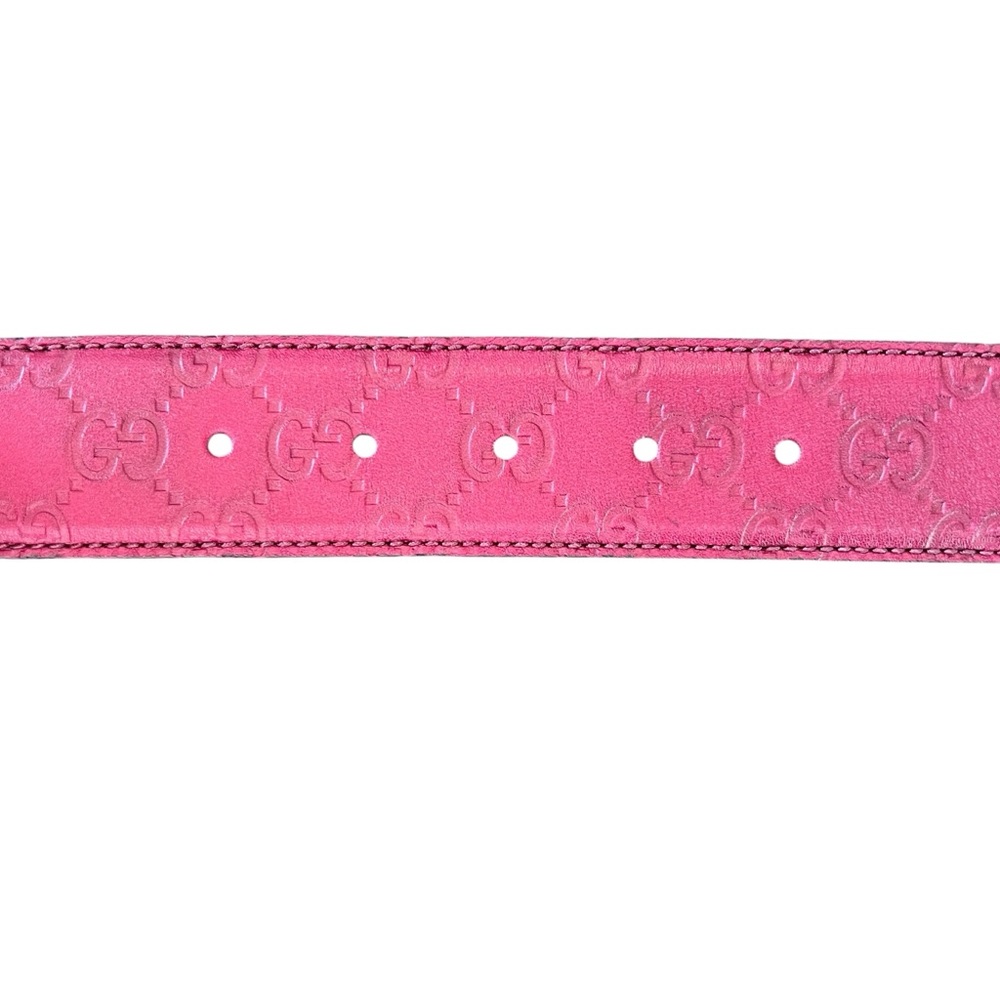 GUCCI 
Guccissima Signature Interlocking G Belt 90 36 - Picture 4 of 5